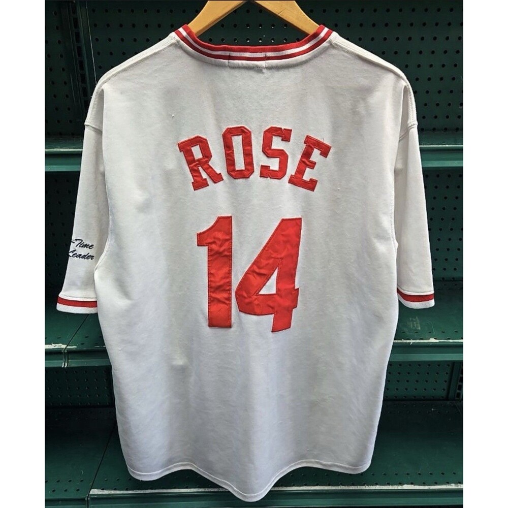 Mitchell & Ness Cincinnati Reds Pete Rose Throwback Jersey XL - Picture 2 of 9